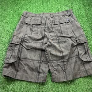 Baggy Y2K The North Face Plaid Cargo Shorts Size 36 Summer Gorpcore jnco 2000s